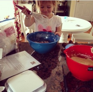 Cameron in the kitchen